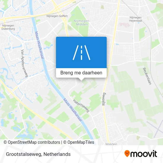 Grootstalseweg kaart