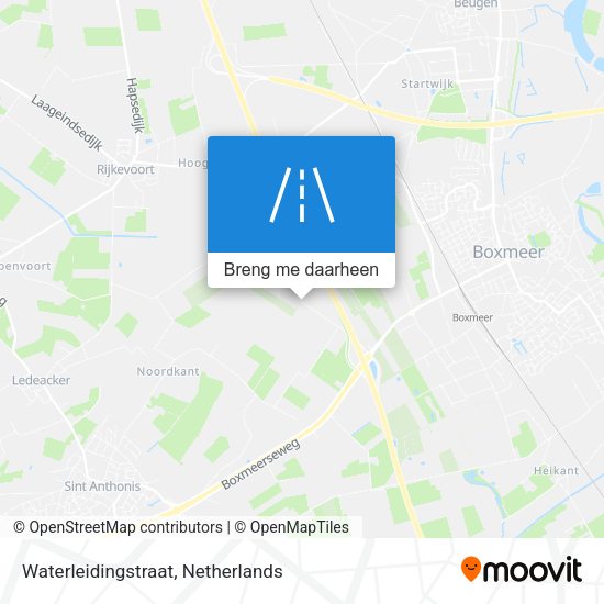 Waterleidingstraat kaart