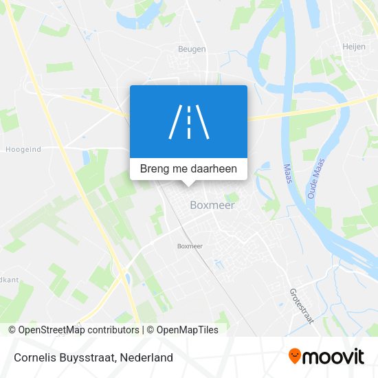 Cornelis Buysstraat kaart