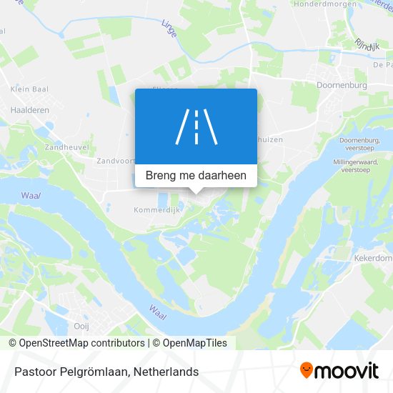 Pastoor Pelgrömlaan kaart