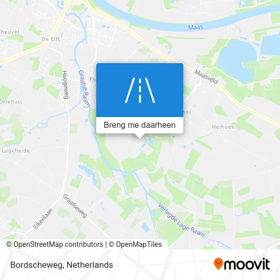 Bordscheweg kaart