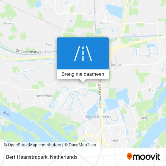 Bert Haanstrapark kaart