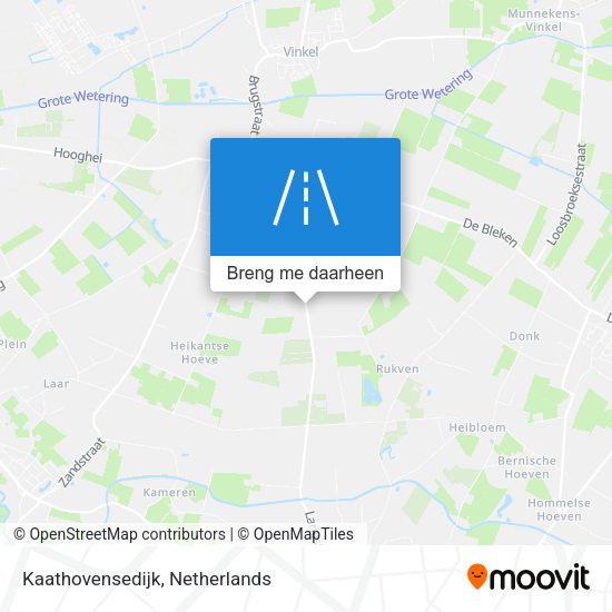 Kaathovensedijk kaart