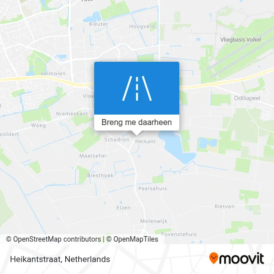 Heikantstraat kaart