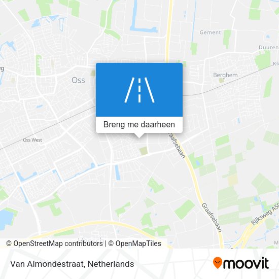Van Almondestraat kaart