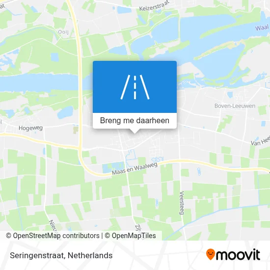 Seringenstraat kaart