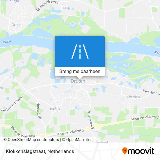 Klokkenslagstraat kaart
