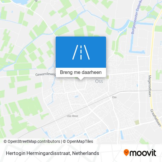 Hertogin Hermingardisstraat kaart