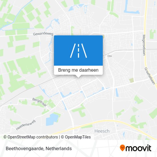 Beethovengaarde kaart
