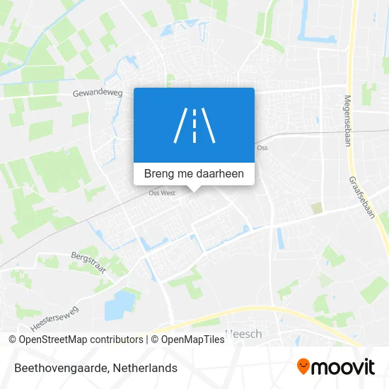 Beethovengaarde kaart