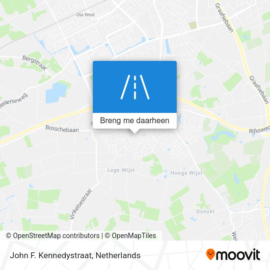 John F. Kennedystraat kaart