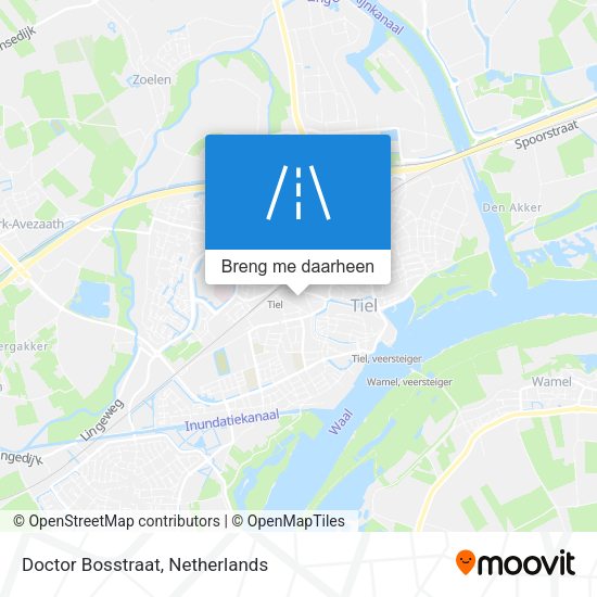Doctor Bosstraat kaart