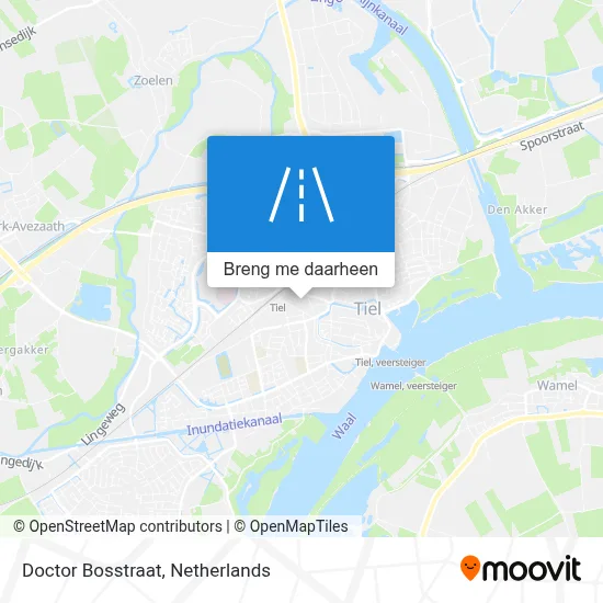 Doctor Bosstraat kaart