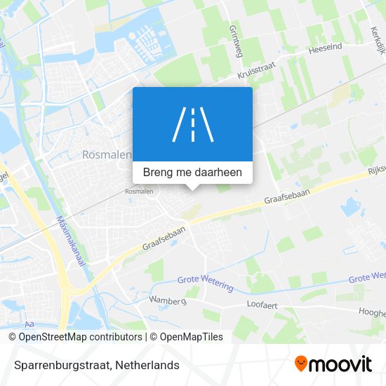 Sparrenburgstraat kaart