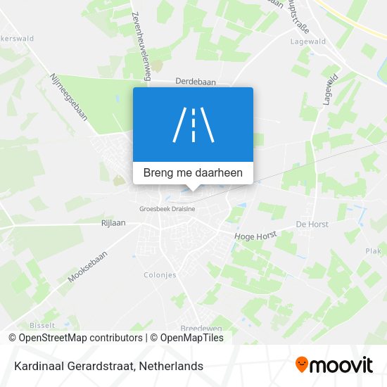 Kardinaal Gerardstraat kaart