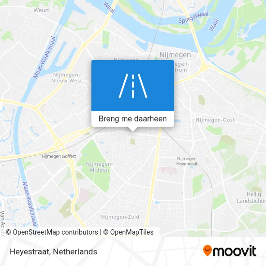 Heyestraat kaart