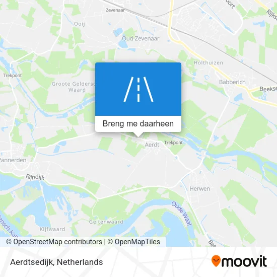 Aerdtsedijk kaart
