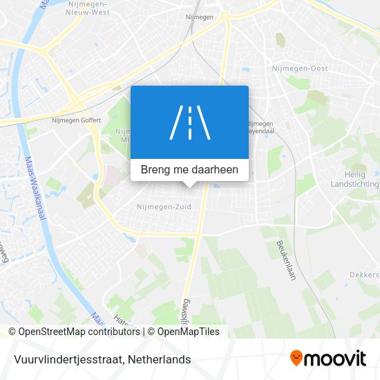 Vuurvlindertjesstraat kaart