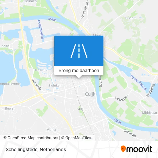 Schellingstede kaart