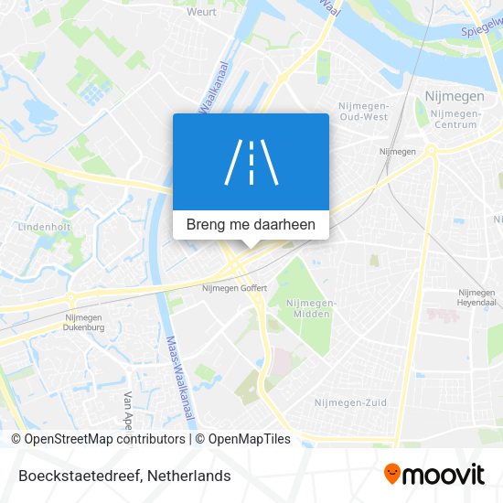 Boeckstaetedreef kaart
