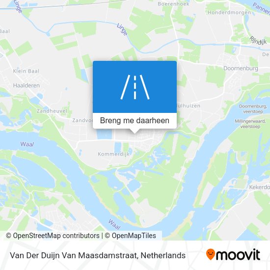 Van Der Duijn Van Maasdamstraat kaart