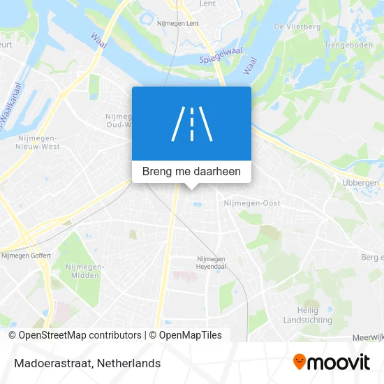 Madoerastraat kaart