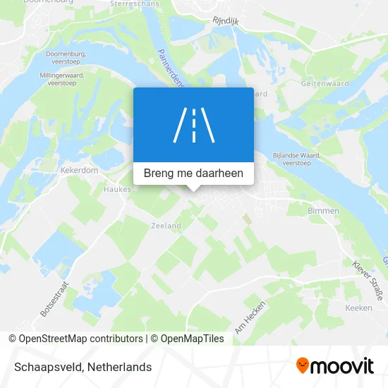 Schaapsveld kaart
