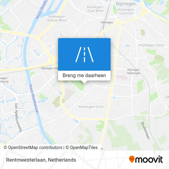 Rentmeesterlaan kaart
