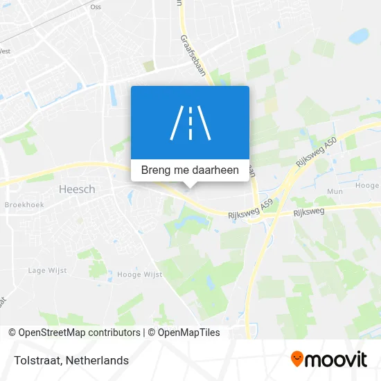 Tolstraat kaart