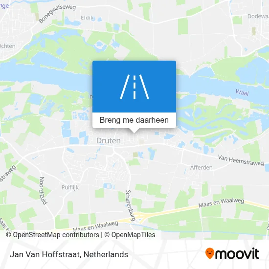 Jan Van Hoffstraat kaart