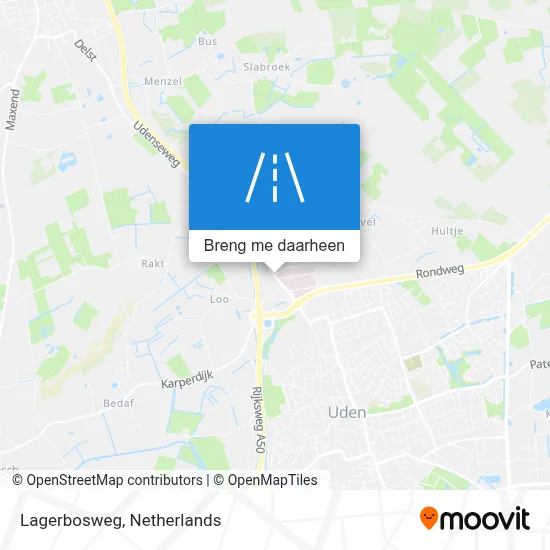 Lagerbosweg kaart