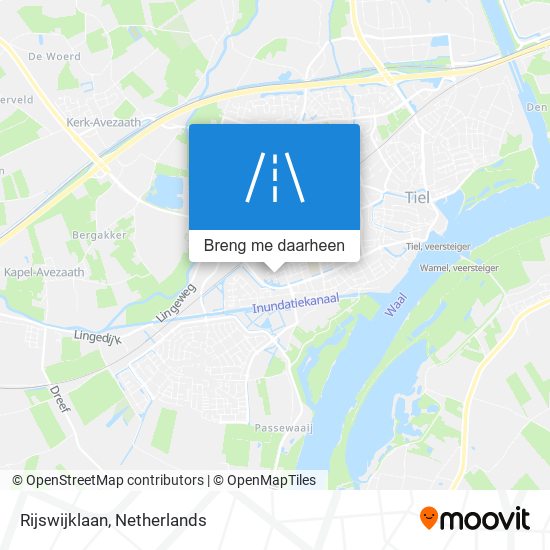 Rijswijklaan kaart