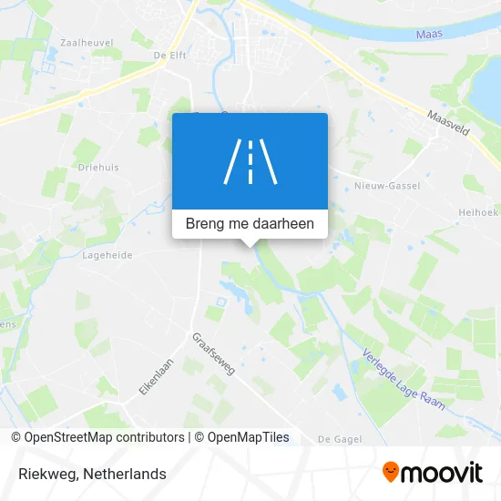 Riekweg kaart
