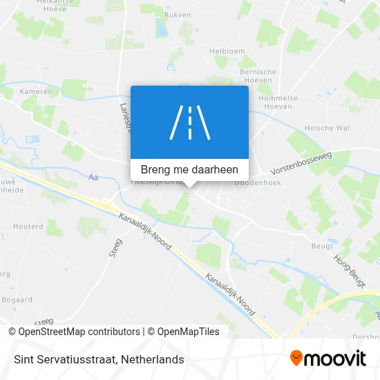 Sint Servatiusstraat kaart