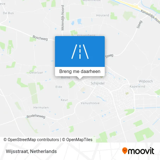 Wijsstraat kaart