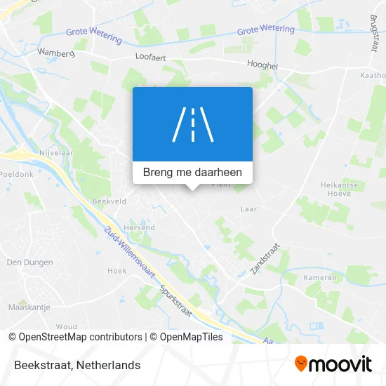 Beekstraat kaart