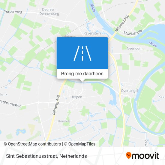 Sint Sebastianusstraat kaart