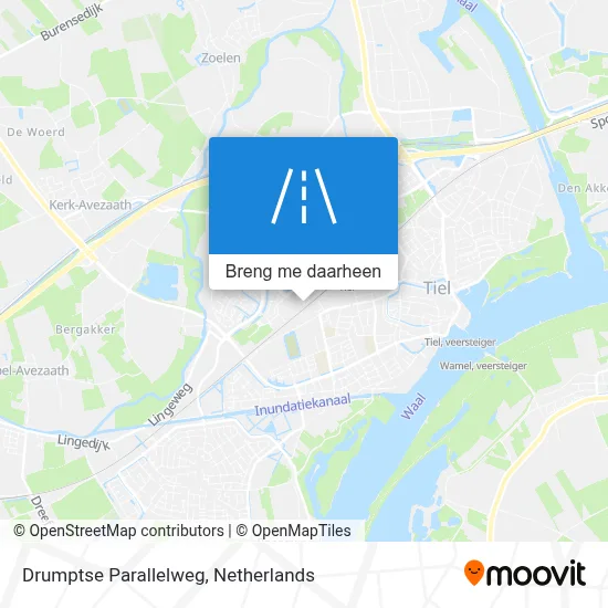 Drumptse Parallelweg kaart