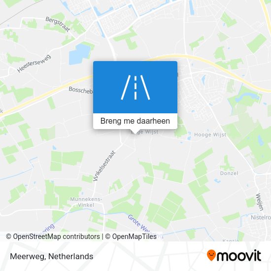 Meerweg kaart