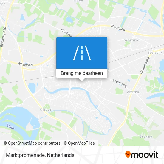 Marktpromenade kaart