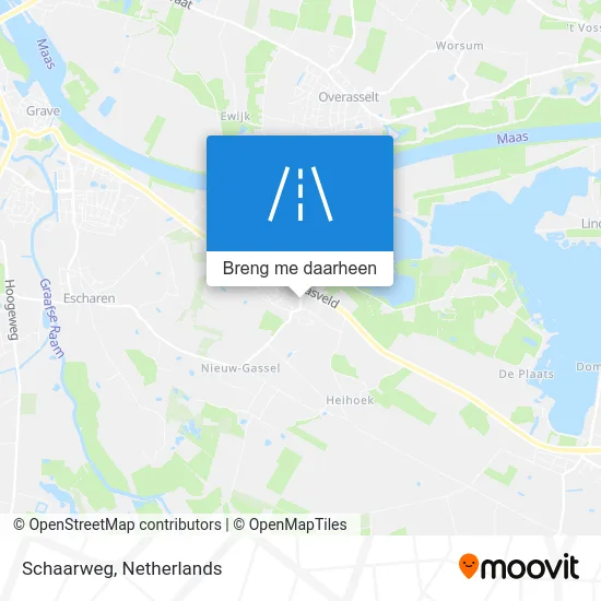 Schaarweg kaart