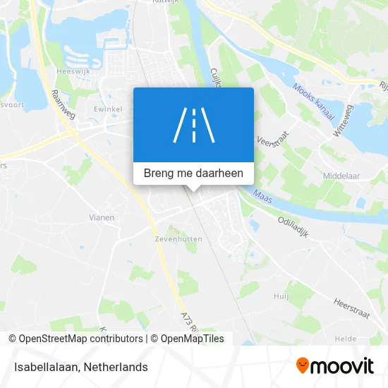 Isabellalaan kaart