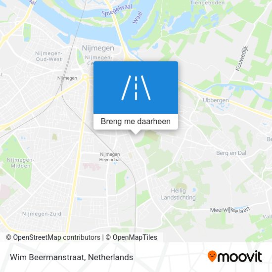 Wim Beermanstraat kaart