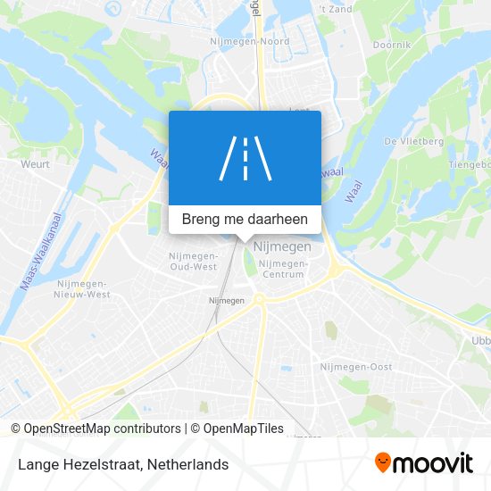 Lange Hezelstraat kaart