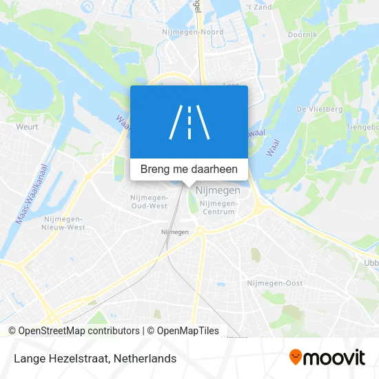 Lange Hezelstraat kaart