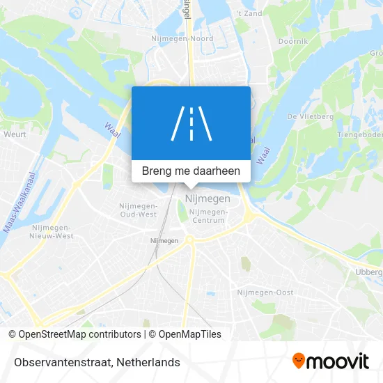 Observantenstraat kaart