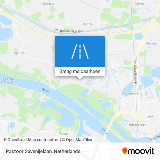 Pastoor Savenijelaan kaart