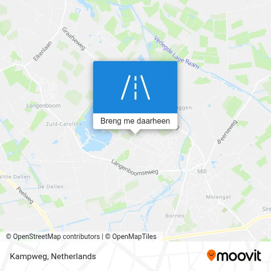 Kampweg kaart