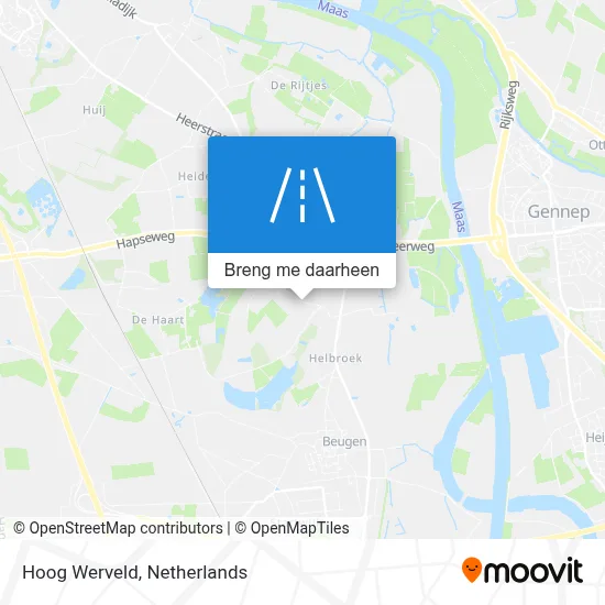 Hoog Werveld kaart