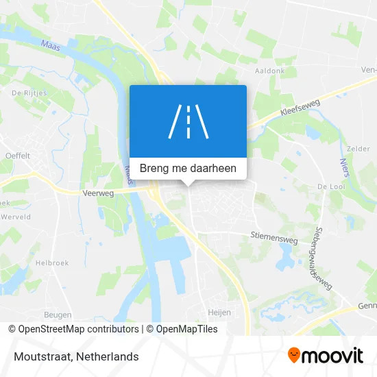 Moutstraat kaart